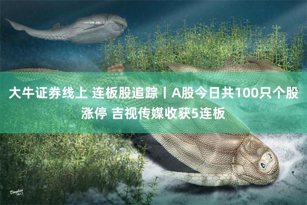 大牛证券线上 连板股追踪丨A股今日共100只个股涨停 吉视传媒收获5连板