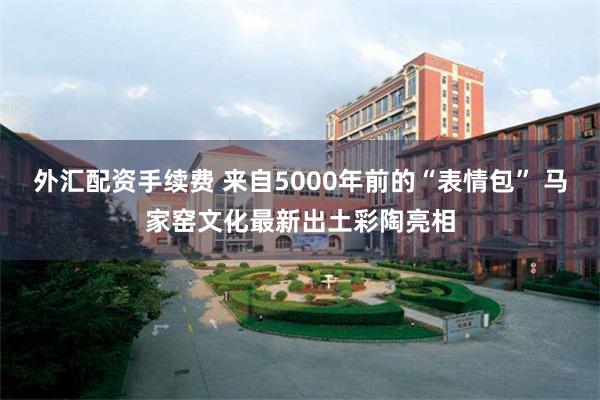 外汇配资手续费 来自5000年前的“表情包” 马家窑文化最新出土彩陶亮相