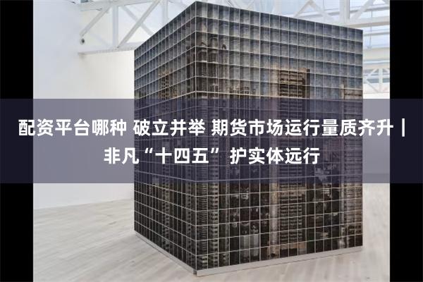 配资平台哪种 破立并举 期货市场运行量质齐升｜非凡“十四五” 护实体远行